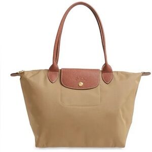 Long Champ Le Pliage Original Large Nylon Tote Bag - Desert Tan